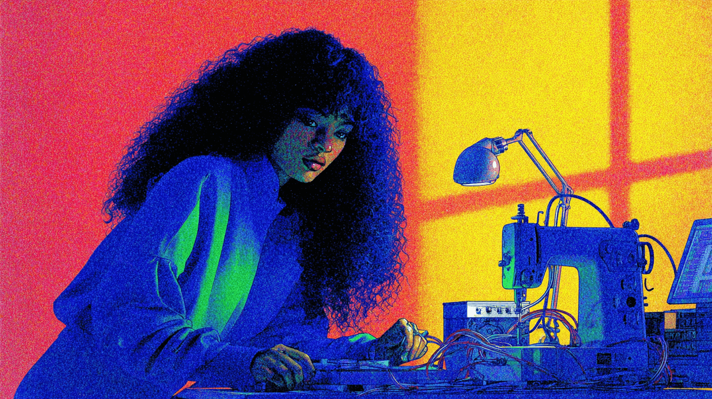 DIGITALAX CC0 Web3 Fashion NPC Studio | imagen de bloque de noticias sobre patrones abiertos en moda CC0